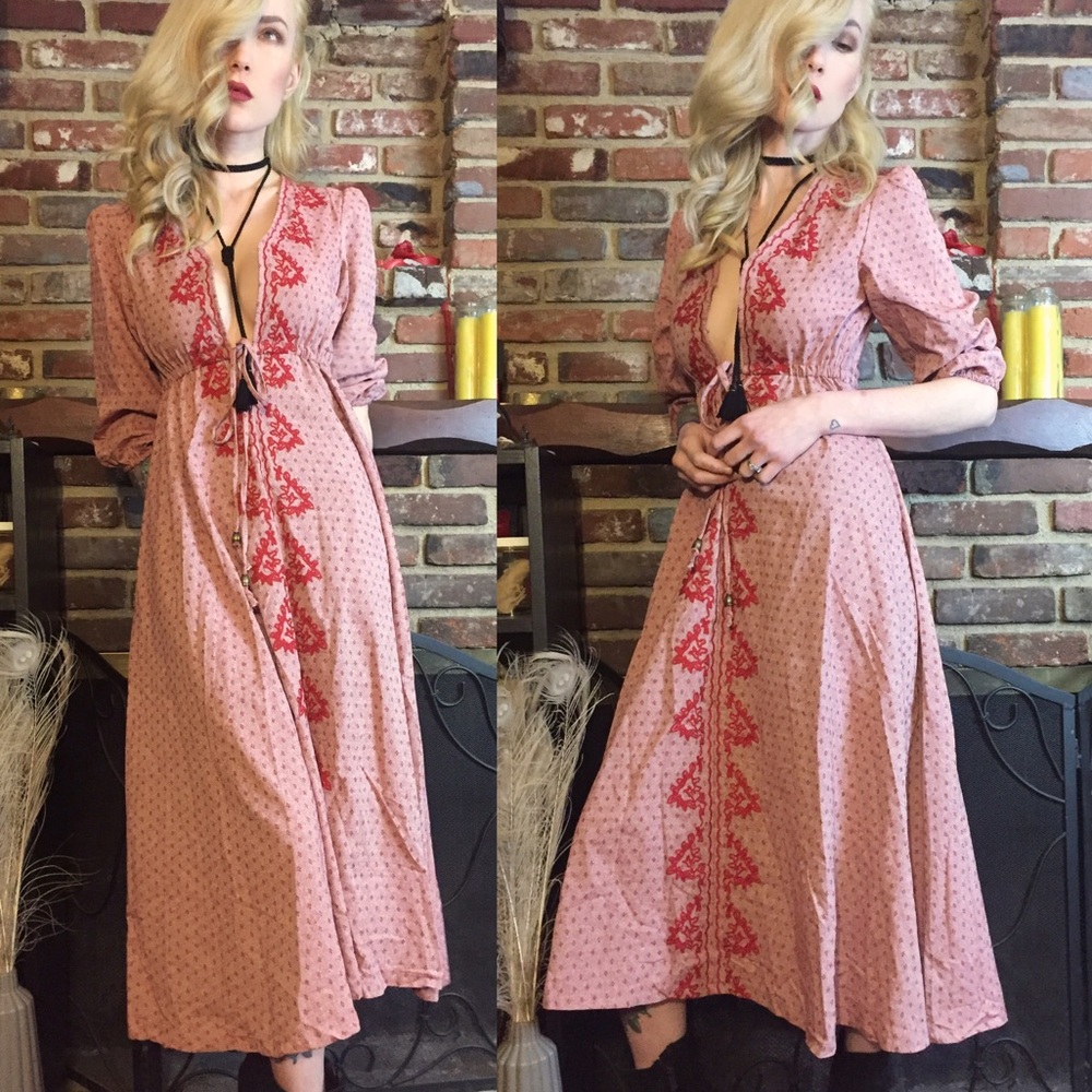 Boho maxi dress